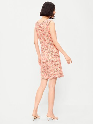 Short-Sleeve Scoop-Neck Mini Dress | Old Navy (US)