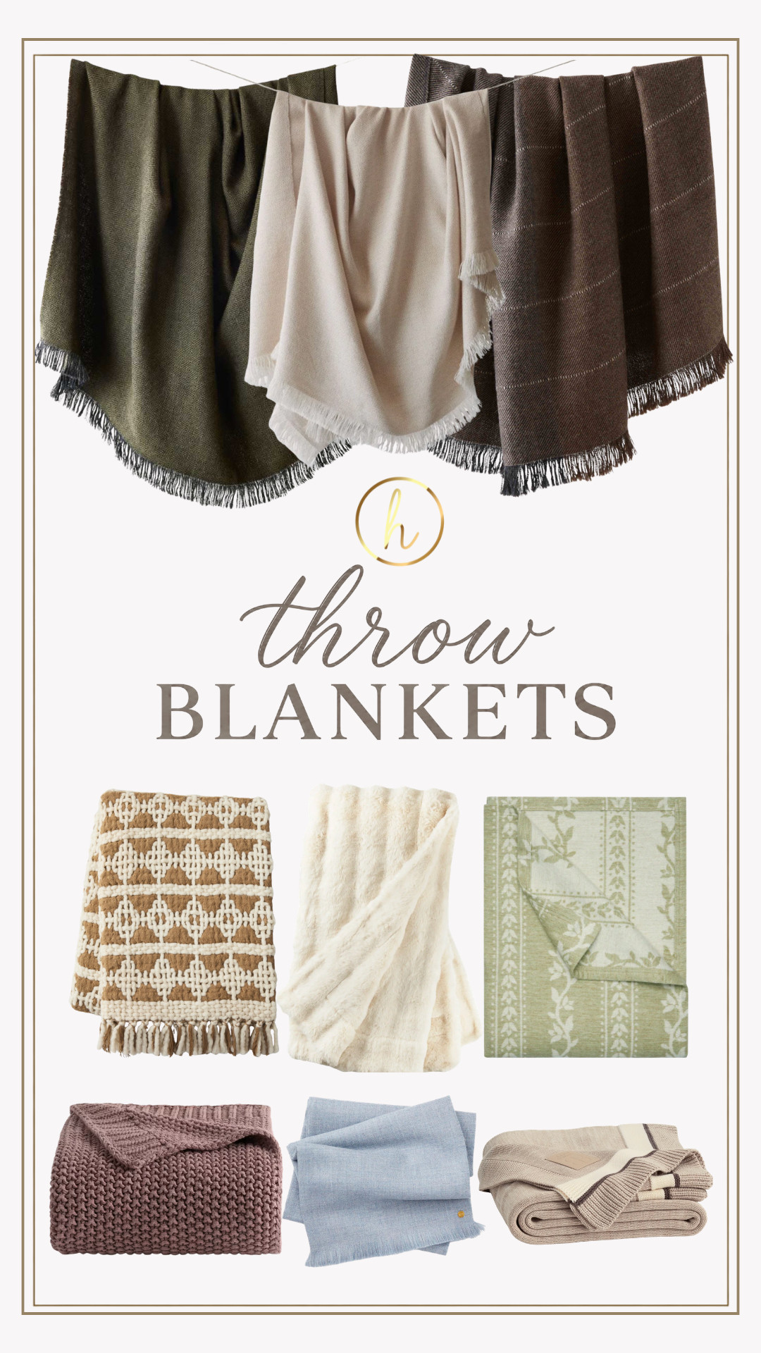 A designer trick for making a space feel instantly more inviting? Layered textiles ✨ 

These throw blankets bring in softness, texture, and that polished finishing touch every well-designed room needs. 
#LTKHome #LTKDecor #LTKFinds 

 
