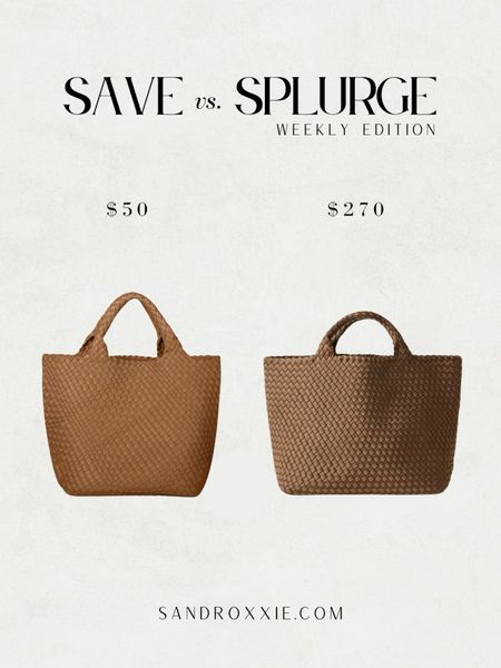Save vs. splurge — woven tote

xo, Sandroxxie by Sandra
www.sandroxxie.com | #sandroxxie

save or splurge, same vibe for less


#LTKitbag #LTKfindsunder100 #LTKSeasonal