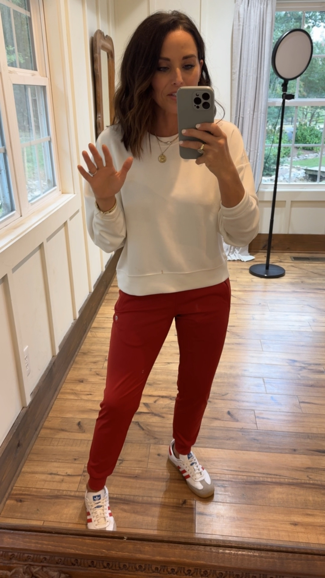 This sweatshirt is such a good look for less for the spanks air essential and it is so nice! I’m Wearing a small and it fit tts! So silky soft! 

#LTKFitness #LTKFindsUnder50 #LTKVideo