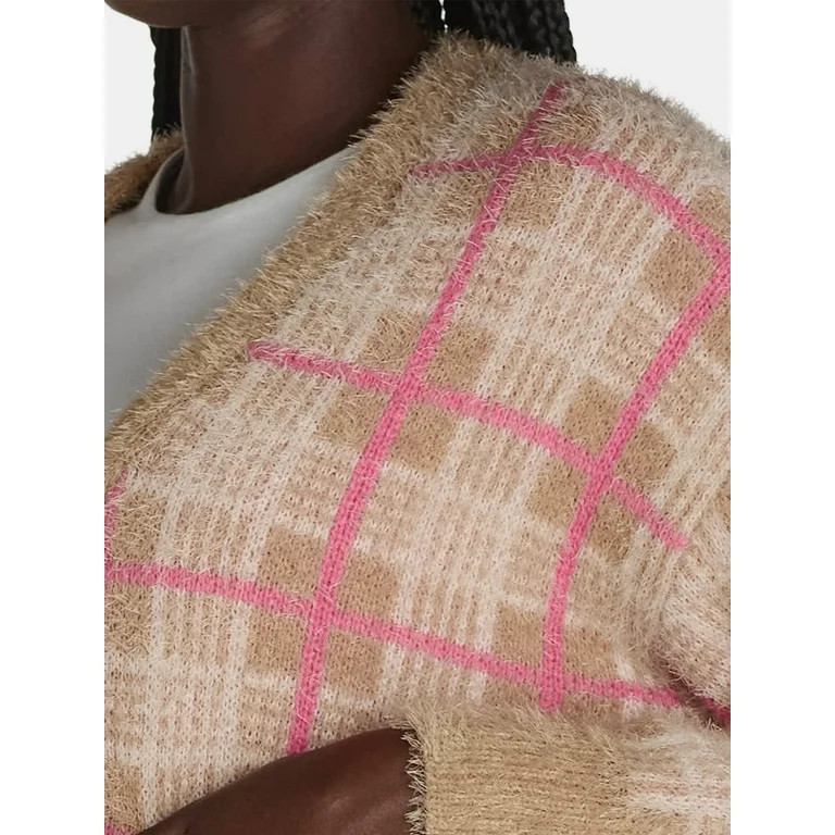 99 Jane Street Women's V-Neck Cardigan Sweater with Long Sleeves, Midweight, Sizes XS-XL - Walmar... | Walmart (US)