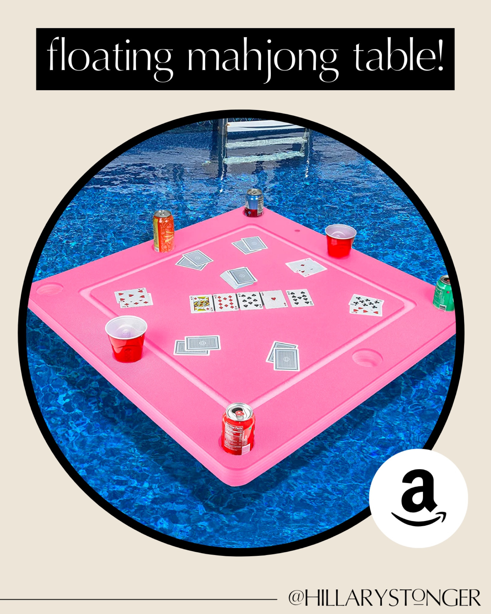 Get your MAHJ ON with this fun, floating table! Perfect for mahjong, cards, dominos and more!#LTKswim #LTKfamily

#LTKSeasonal