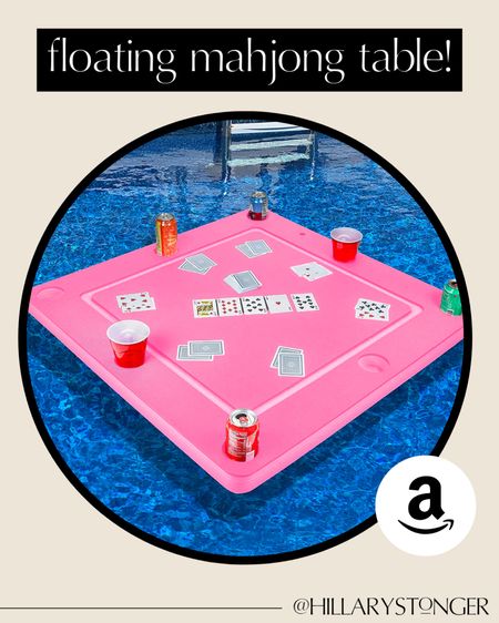 Get your MAHJ ON with this fun, floating table! Perfect for mahjong, cards, dominos and more!

#LTKSeasonal #LTKswim #LTKfamily