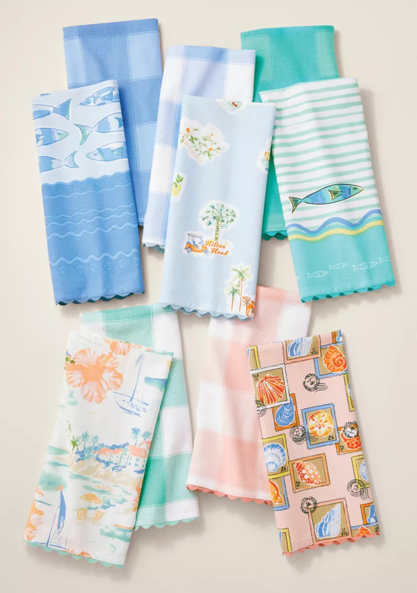 Sewing Down South x Crown & Ivy™ Mariner Tea Towel Set | Belk