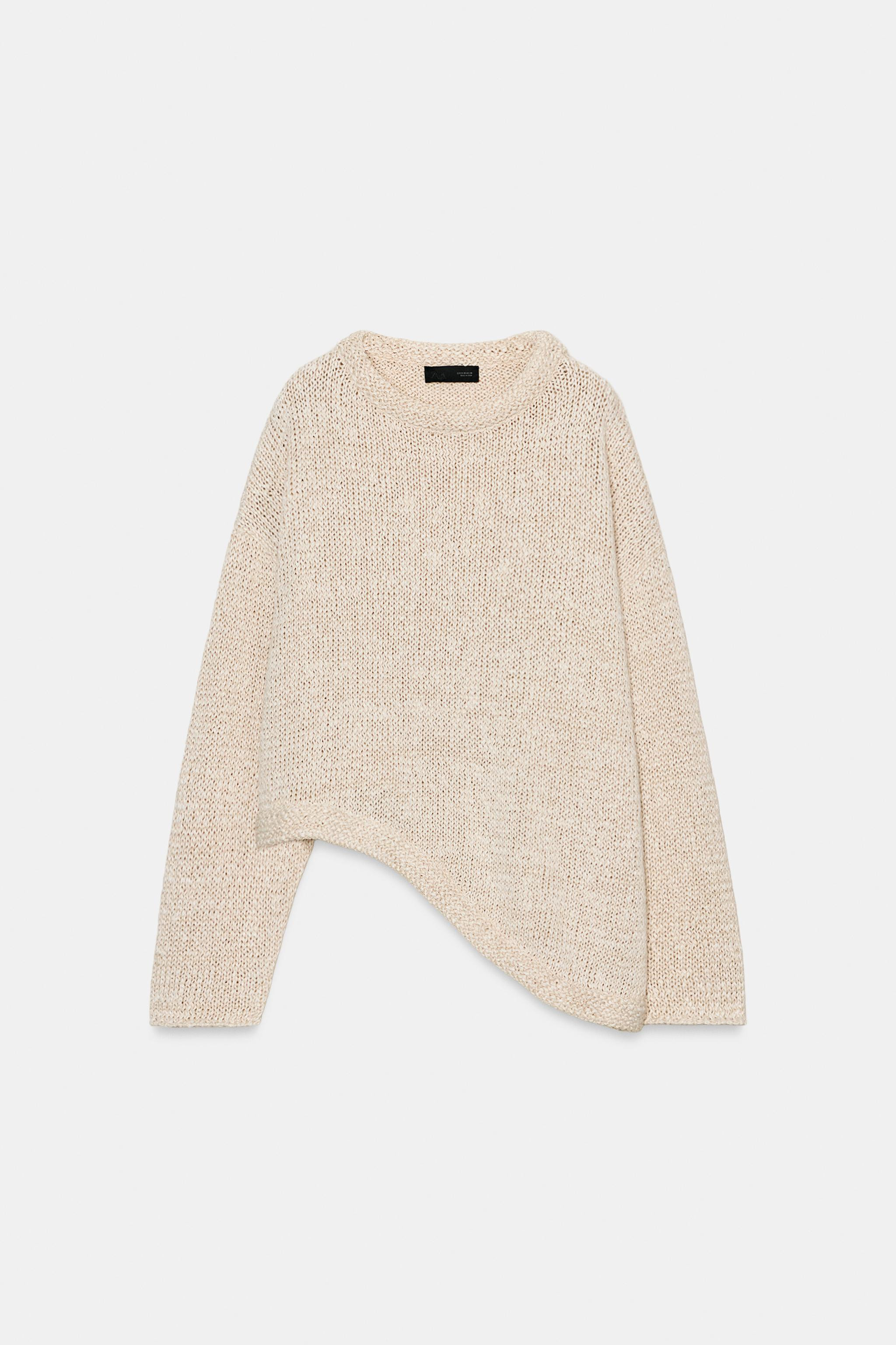 ASYMMETRIC KNIT JUMPER | Zara UK