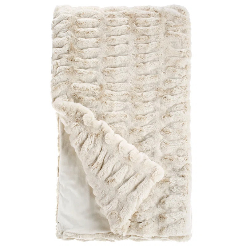 Couture Collection Faux Fur Throw | Wayfair North America