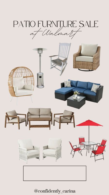 Loving all of the patio furniture on sale at Walmart🙌🏼 so perfect for an outdoor home refresh!

#LTKsalealert #LTKhome #LTKSeasonal