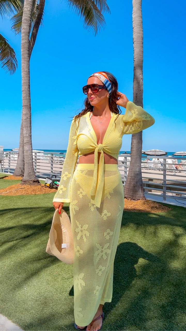 Grabbed this new bikini from Target and I’m obsessed! Wearing the bathing suit in a size medium. This coverup is from Amazon and is a size small! 

Spring break, spring fashion 

#LTKSaleAlert #LTKootd #LTKgrwm