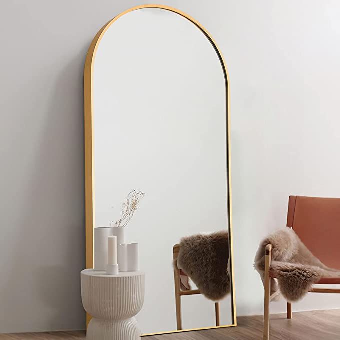 NeuType 65"x22" Arched Full Length Mirror Large Arched Mirror Floor Mirror with Stand Large Bedro... | Amazon (US)