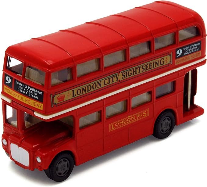 LittleBabyBum London Bus Routemaster City Tourist Closed Top Diecast 1/76 Scale Diecast | Amazon (US)