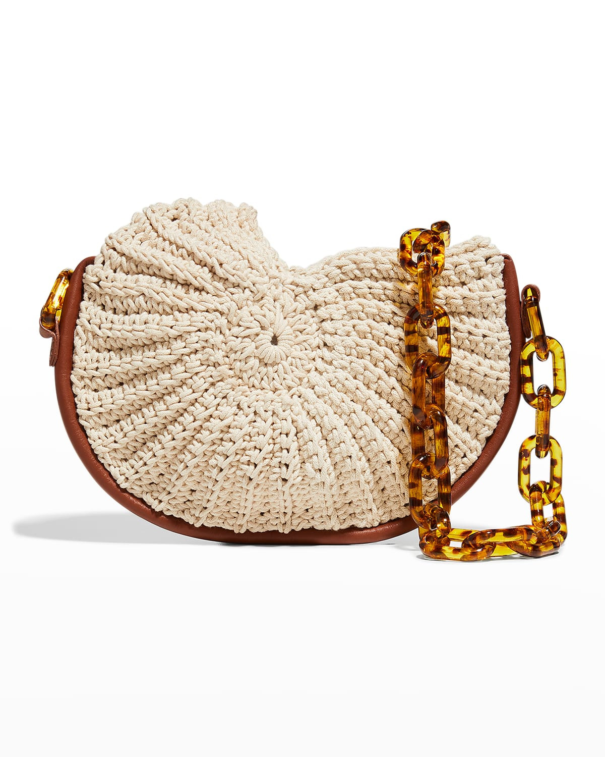 Crochet Conch Shoulder Bag | Neiman Marcus