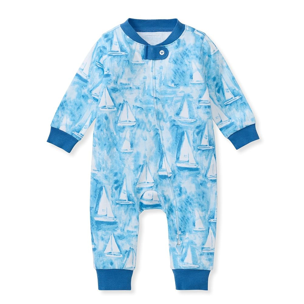 Burt's Bees Baby baby-boys Sleep and Play Pjs, 100% Organic Cotton One-piece Zip Front Footless R... | Amazon (US)