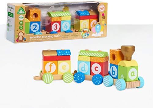 Early Learning Centre Wooden Stacking Train, Amazon Exclusive | Amazon (US)