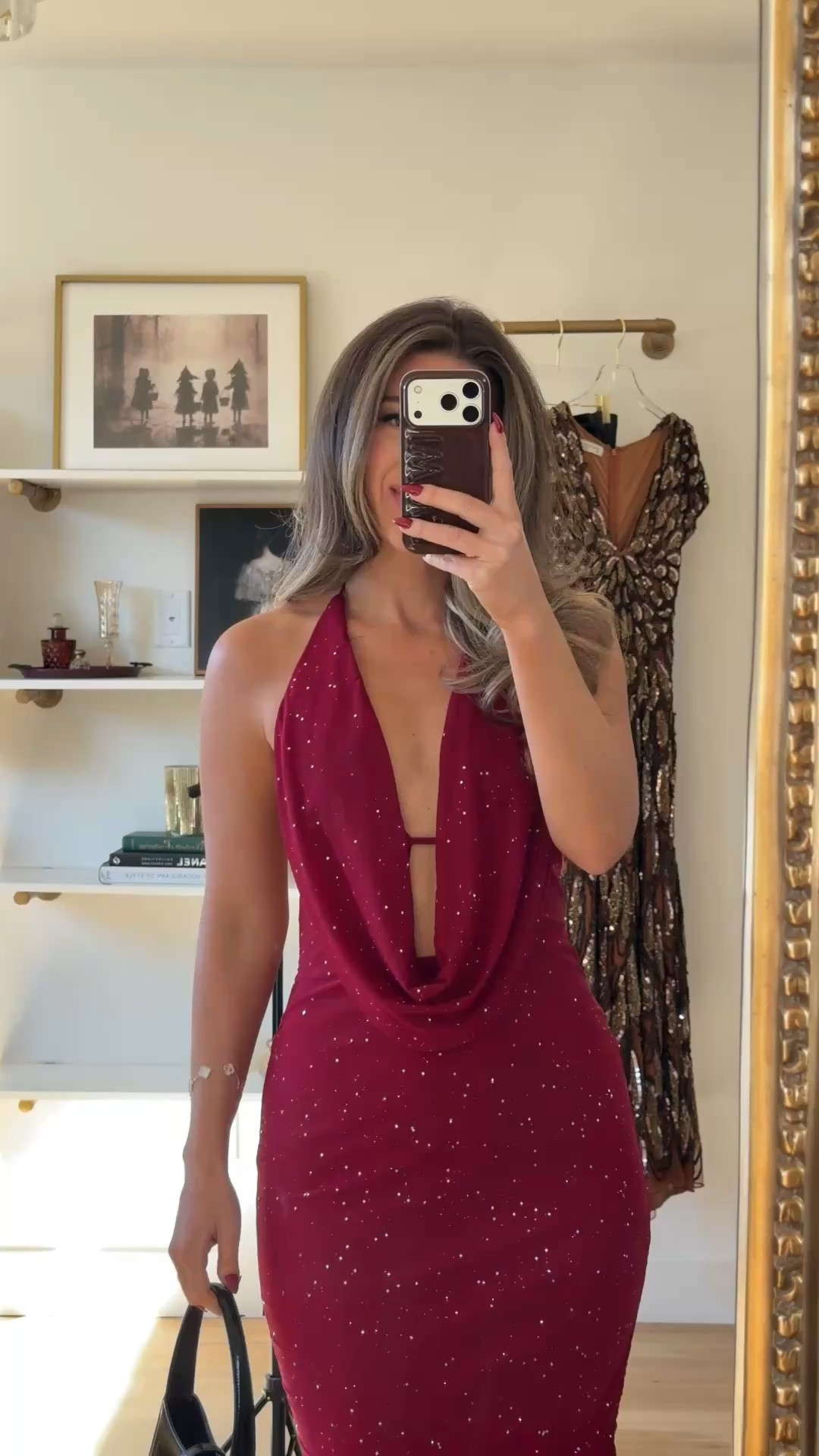 red halter maxi with a plunging cowl neckline and a sparkly mesh fabric amazon fall formal event & wedding guest dress ✨🍂

electric picks: emerson20

Im 5’4” and wearing my usual small/2 in all

amazon fashion, amazon dresses, amazon finds, amazon outfit ideas, amazon summer outfits, affordable fashion finds, resortwear, resort outfits, vacation outfits, vacation dresses, beach vacation outfits, summer vacation outfits, tropical vacation outfits, vacation outfit ideas, summer wedding guest dresses, wedding guest dresses, cocktail dresses, semi-formal dresses, black tie wedding guest dresses, destination wedding guest dresses, garden party dresses, wedding guest outfit ideas

#LTKWedding #LTKU #LTKSeasonal