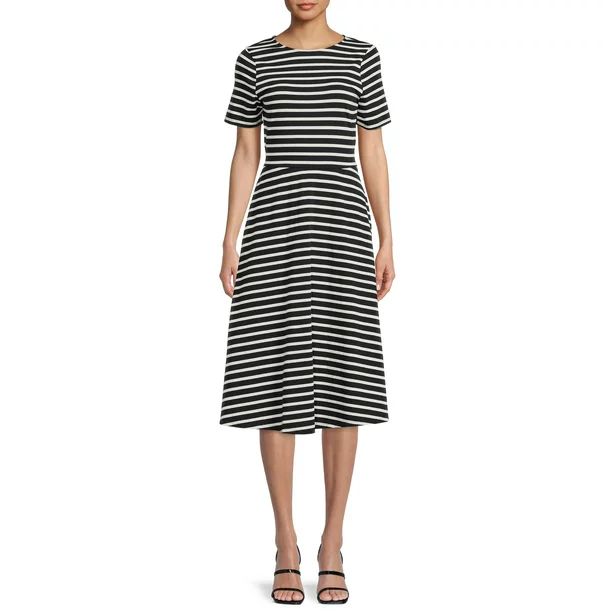 The Get Women's Cut Out T-Shirt Dress with Short Sleeves - Walmart.com | Walmart (US)