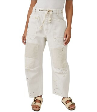 Moxie Low Slung Pull-On Barrel Jeans | Dillard's