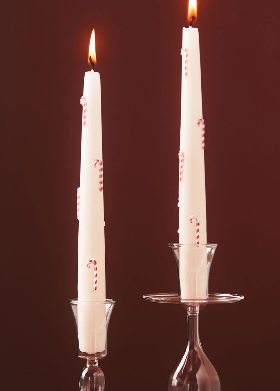 Candy cane taper candles ♥️🤍♥️🤍

#LTKSeasonal #LTKHome #LTKNYFW