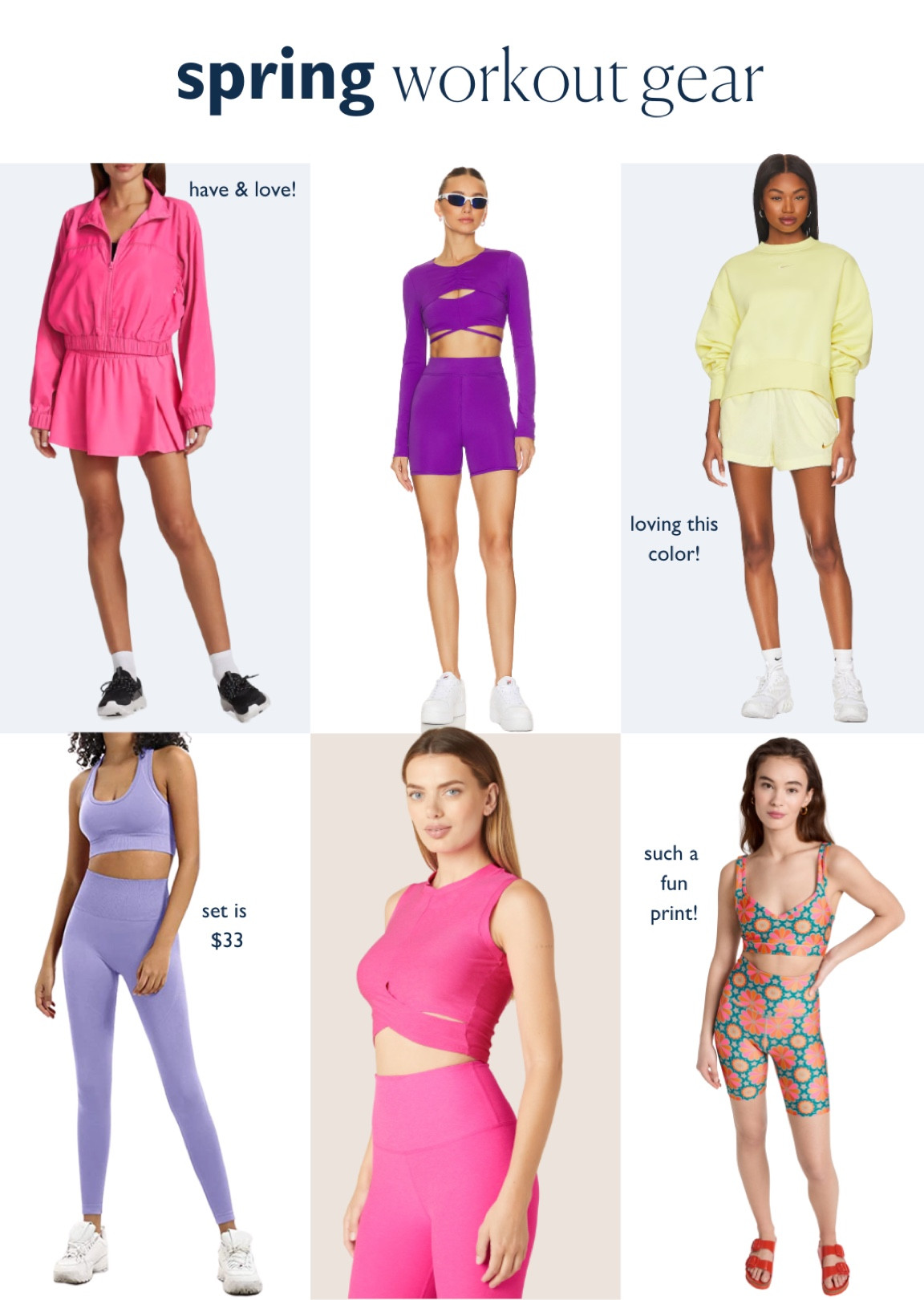 spring workout gear I’m loving! 

#LTKSeasonal #LTKSale #LTKfit