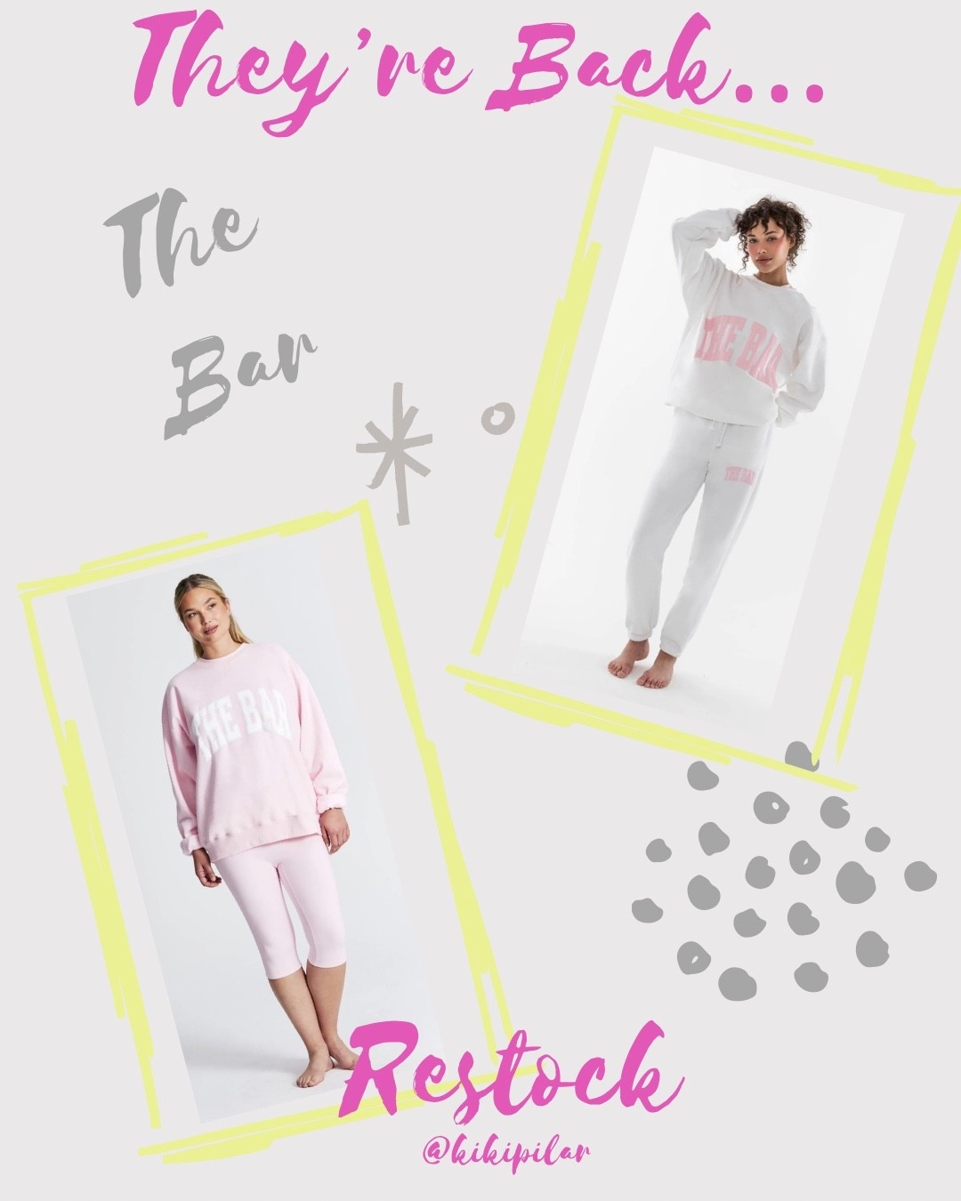 The Bar Restock
Blush pink Varsity sweatshirt 
The Bar Blush Pink collection 
The Bar Varsity sweatshirt restock
Oversized sweatshirt 
I wear a L or XL in these sweatshirts 

#LTKPetite #LTKTall #LTKootd