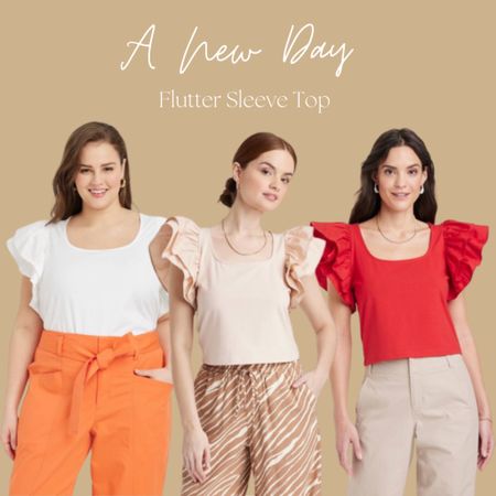 New at Target 🎯 A New Day Flutter Sleeve Top! Only $15 & available in 6 colors!

#LTKstyletip #LTKFind #LTKunder50