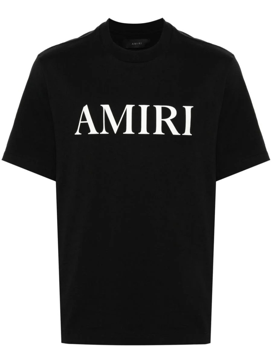 Amiri Cotton T-Shirt With Front Logo Print | Baltini