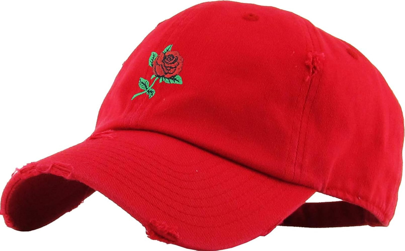 Rose Flowers Love Good Vibes Men Women Dad Hat Baseball Cap Adjustable Unisex | Amazon (US)