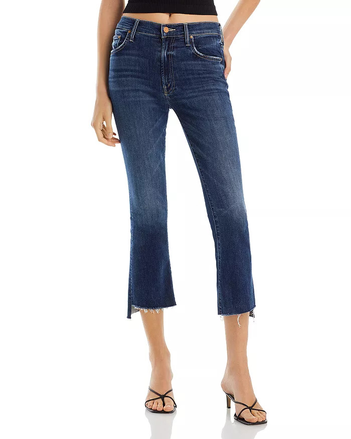 The Insider High Rise Crop Step Fray Bootcut Jeans | Bloomingdale's (US)