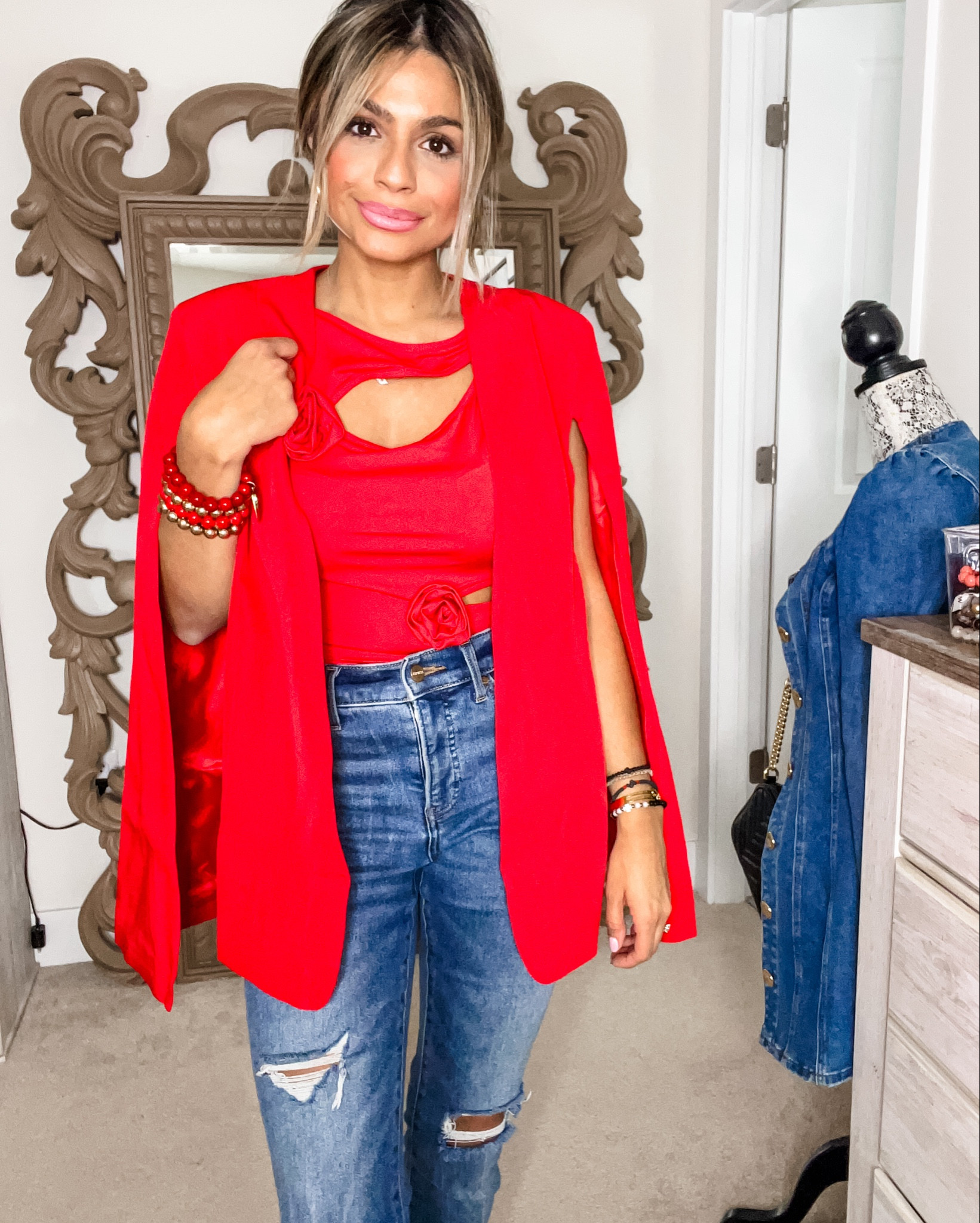 I love outfits that can go from spring to summer ! 
A pop of  red 🌹 

#LTKtravel #LTKSeasonal #LTKstyletip