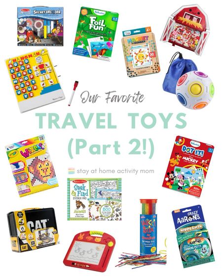 Summer break means it’s time to travel! Here is part 2 of some great travel toy options for those flights and road trips! 

#LTKFamily #LTKKids #LTKTravel