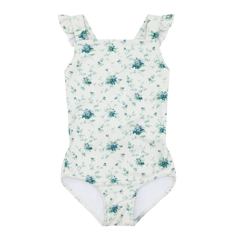 girls brock collection x minnow classic fleur crossover one piece | minnow