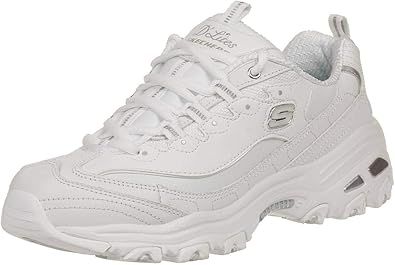 Skechers Women's D'lites Fresh Start Memory Foam Lace-up Sneaker | Amazon (US)