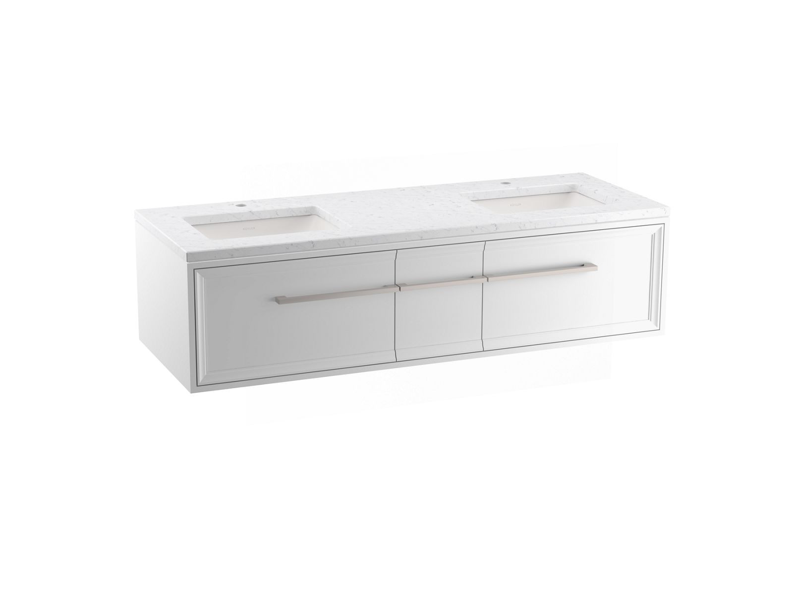 Lodern 60" Wall-Hung Bathroom Vanity Set | K-CM33566-BD1 | KOHLER | Kohler