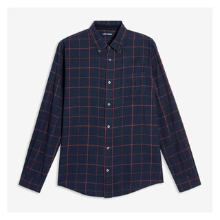 Men's Check Button-Down Flannel Shirt | Joe Fresh (North America)
