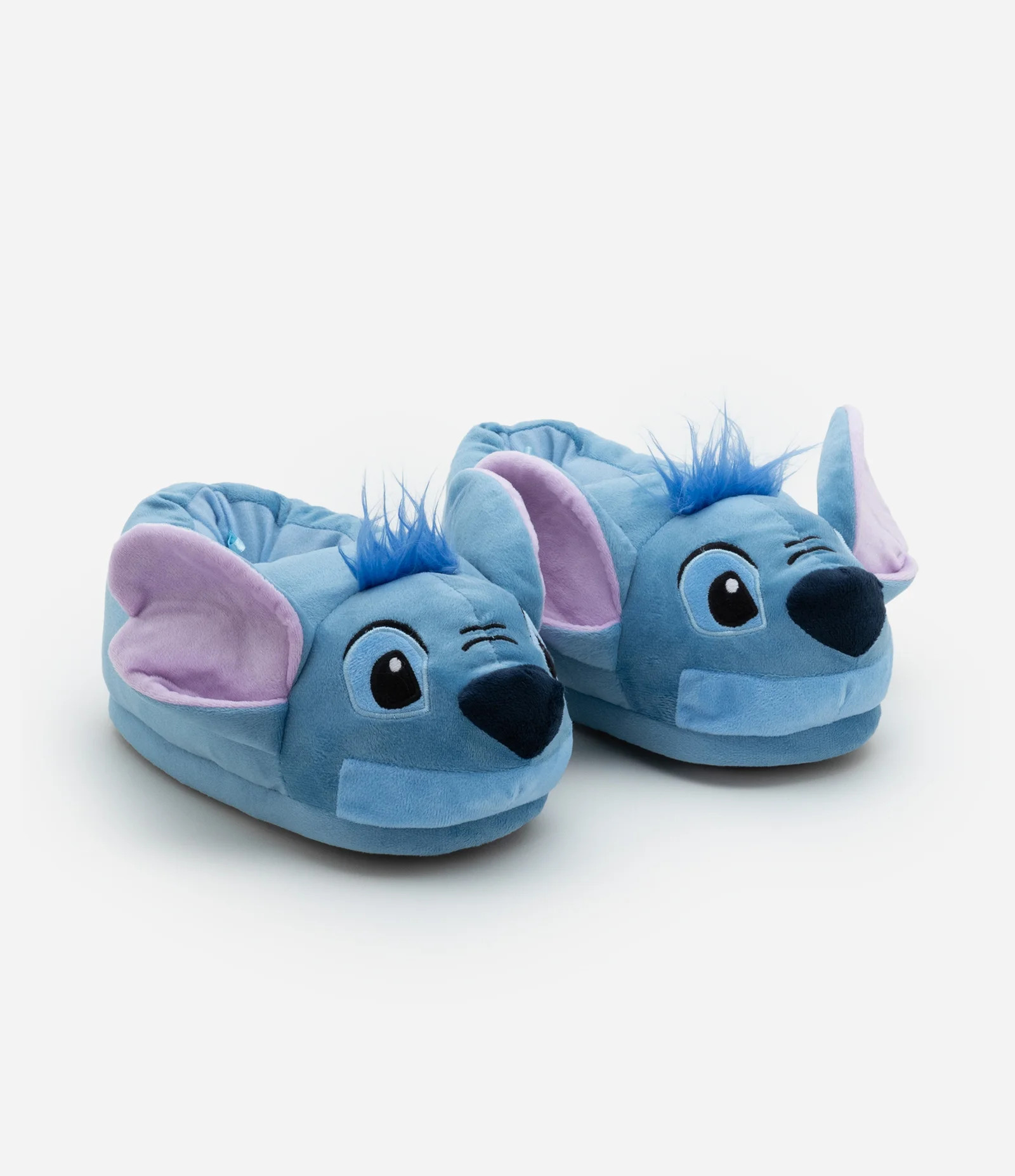Pantufa Fechada com Bordado Stitch e Orelhinhas 3D Azul - Lojas Renner | Renner (BR)