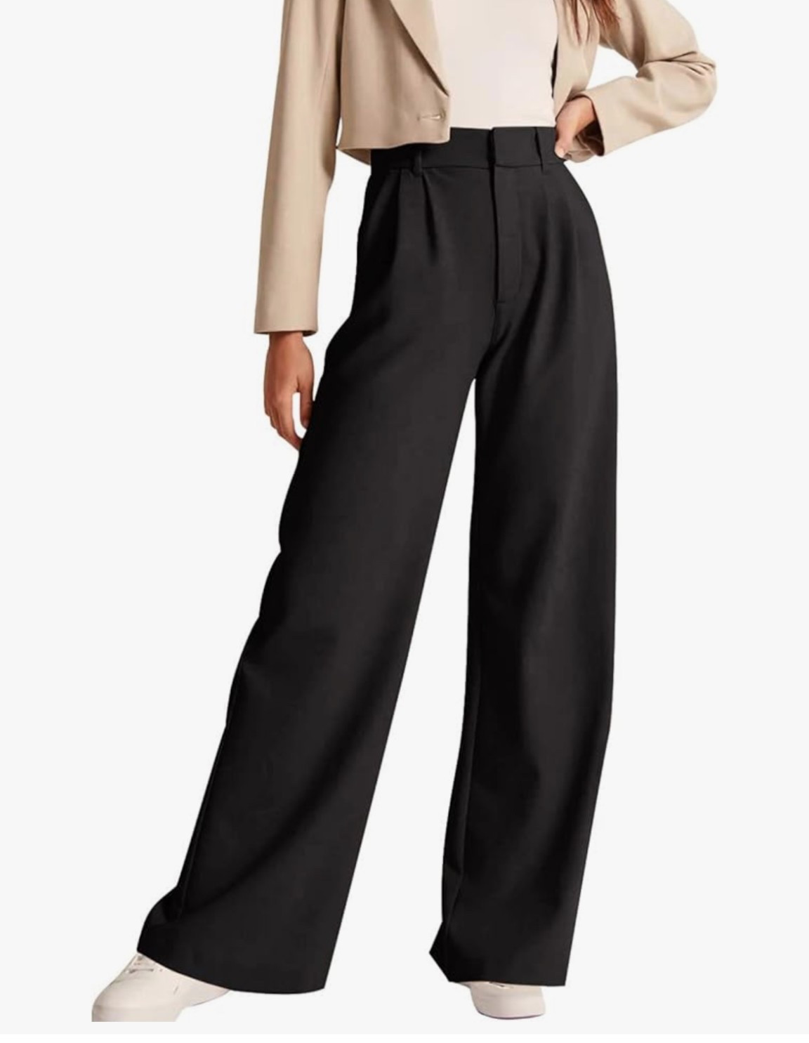 The perfect black trouser from Amazon that easily competes with those from top brands but at a much more affordable price! These are on sale for $31 today! They are true to size and comfortable and tall girl friendly!! I bought my usual size and I am almost 5’8” and they are the perfect length. 

I bought these to use in my Halloween costume but they’re ending up being a closet staple!

#LTKFindsUnder50 #LTKStyleTip #LTKWorkwear