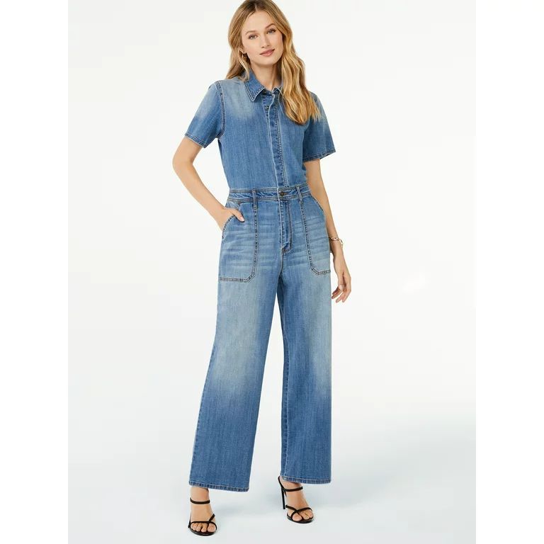 Scoop Women's Utility Jumpsuit - Walmart.com | Walmart (US)