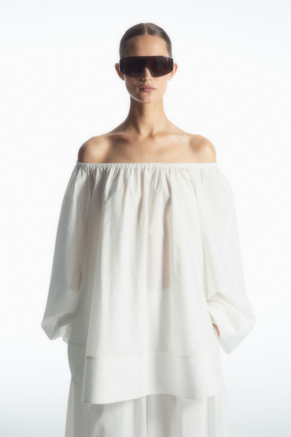 OVERSIZED OFF-THE-SHOULDER BLOUSE | COS UK