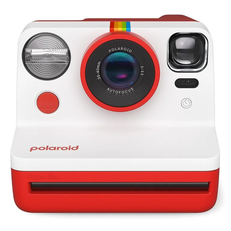 Polaroid Now Generation 2 i-Type Instant Camera with Autofocus 2-Lens System (Red & White) | Walmart (US)