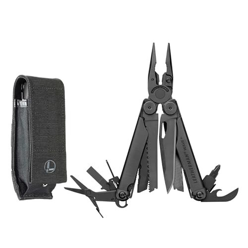 LEATHERMAN, Wave+, 18-in-1 Full-Size, Versatile Multi-tool for DIY, Home, Garden, Outdoors or Everyday Carry (EDC), Black | Amazon (US)