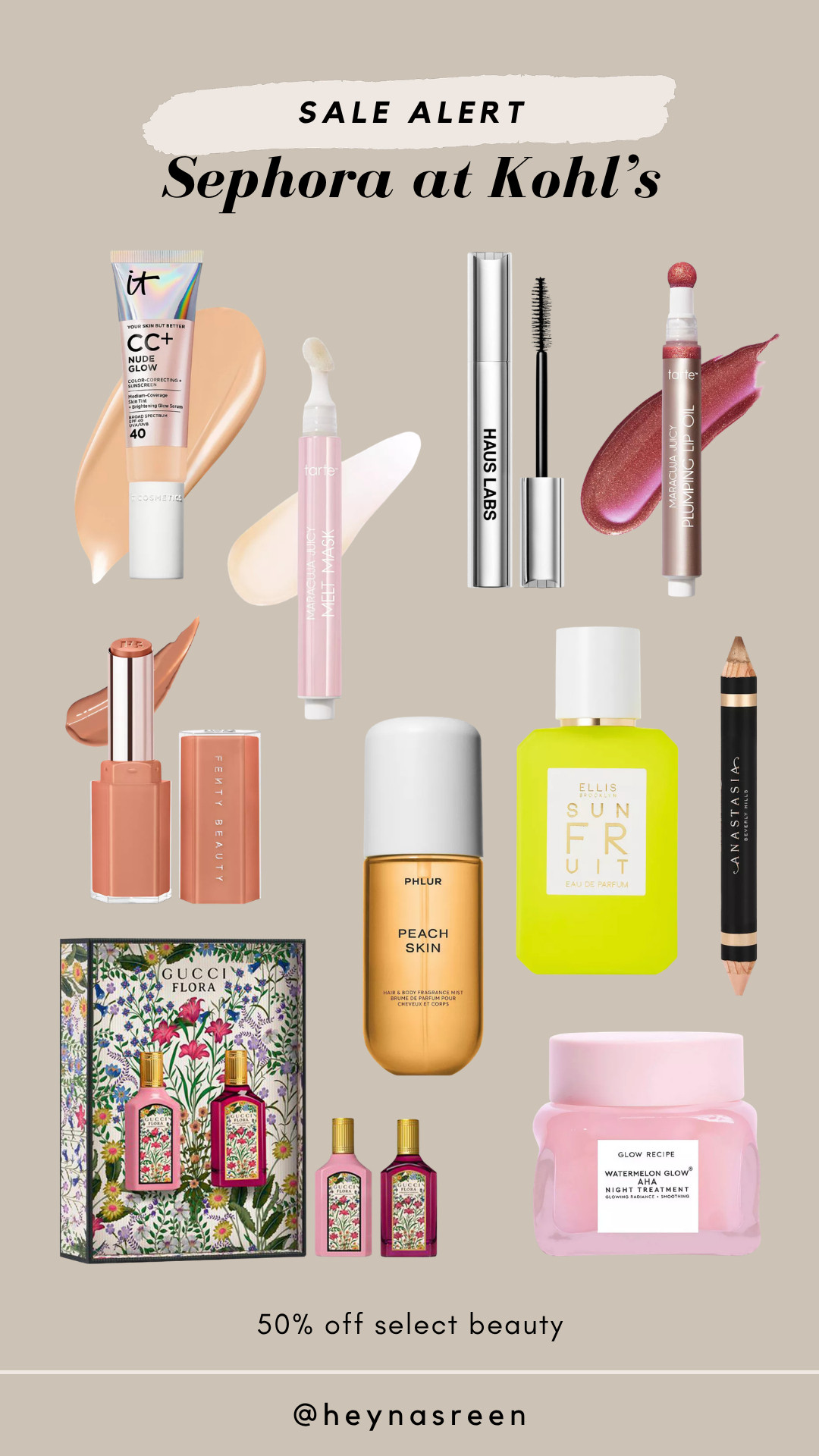 Get 50% off select Sephora beauty items at Khol's!

#LTKSaleAlert #LTKBeauty
