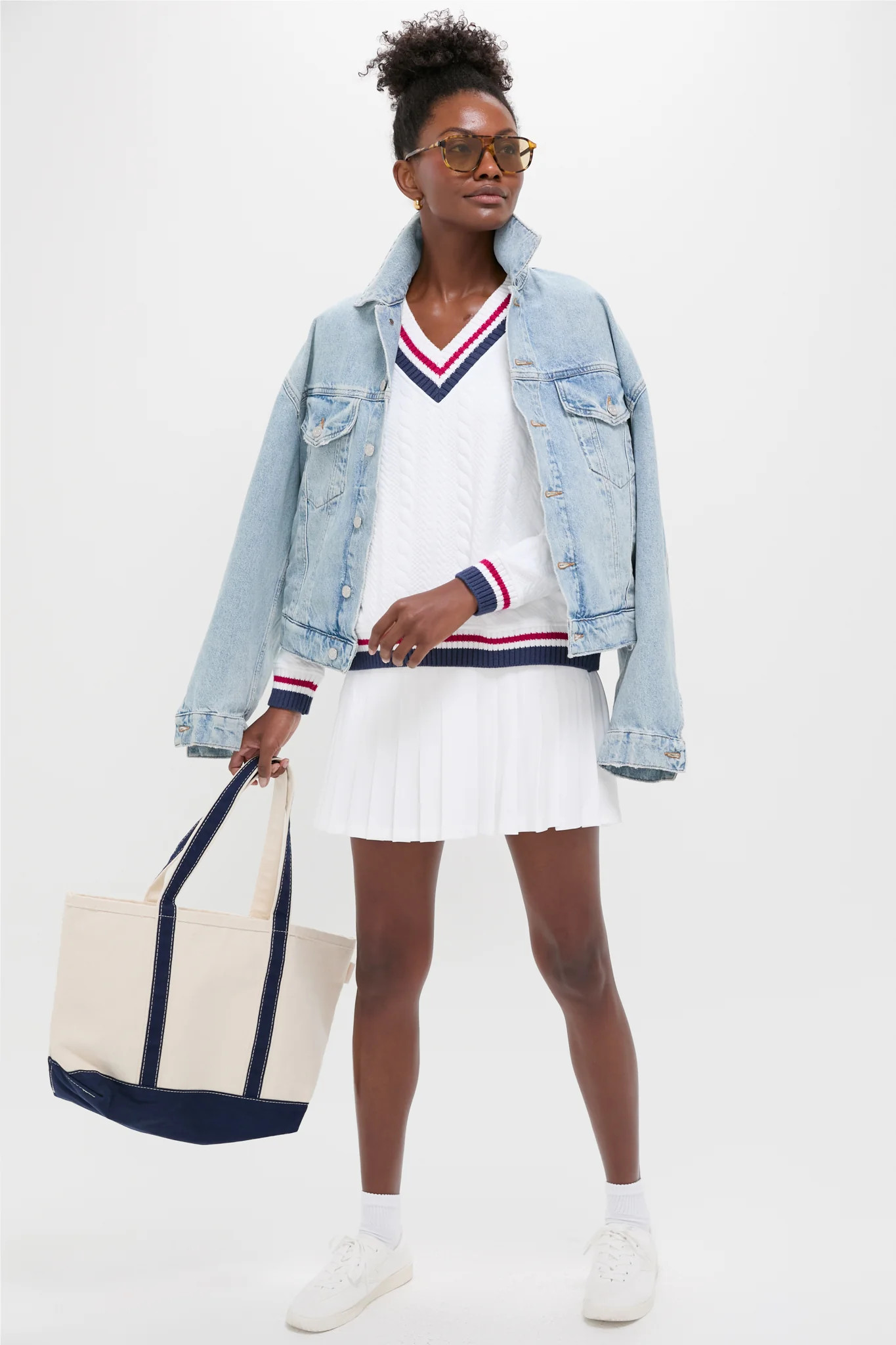 Americana Cable Turner Pullover | Tuckernuck (US)