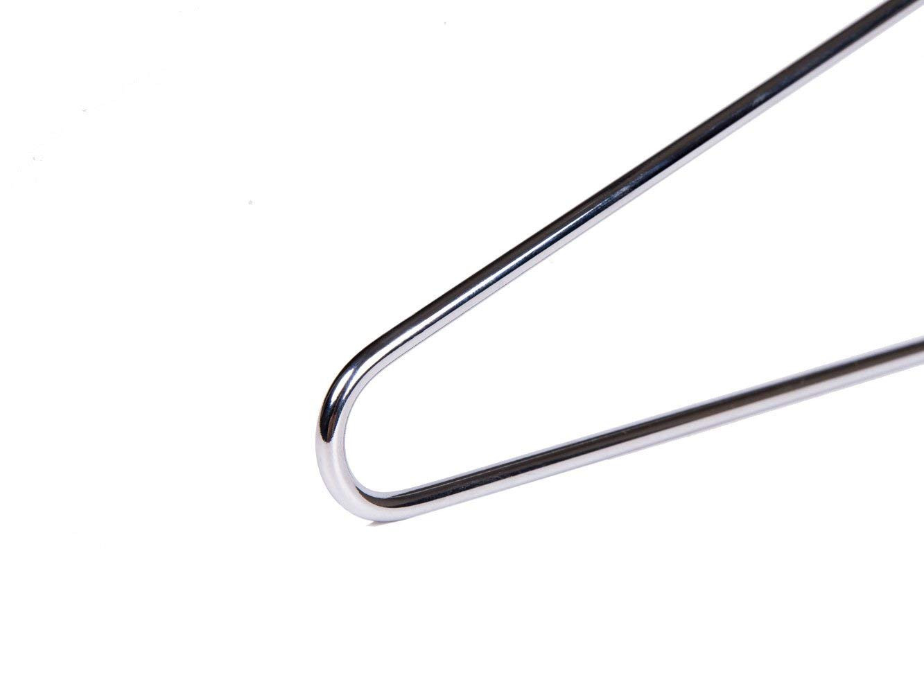 Quality Hangers 16 Pack Stainless Steel Wire Hangers - Ultra Thick 4mm Metal Hangers & Wire Coat ... | Amazon (US)