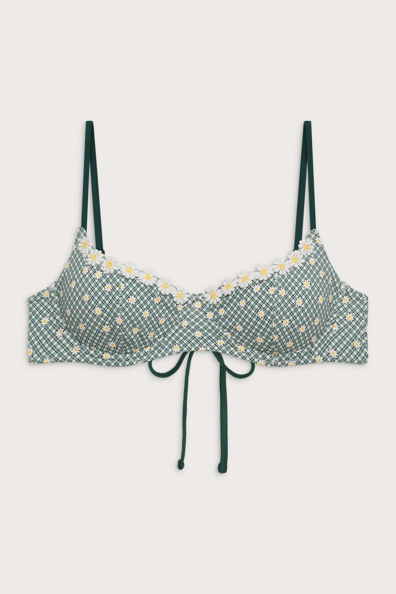 Cola Underwire Gingham Bikini Top | Frankies Bikinis