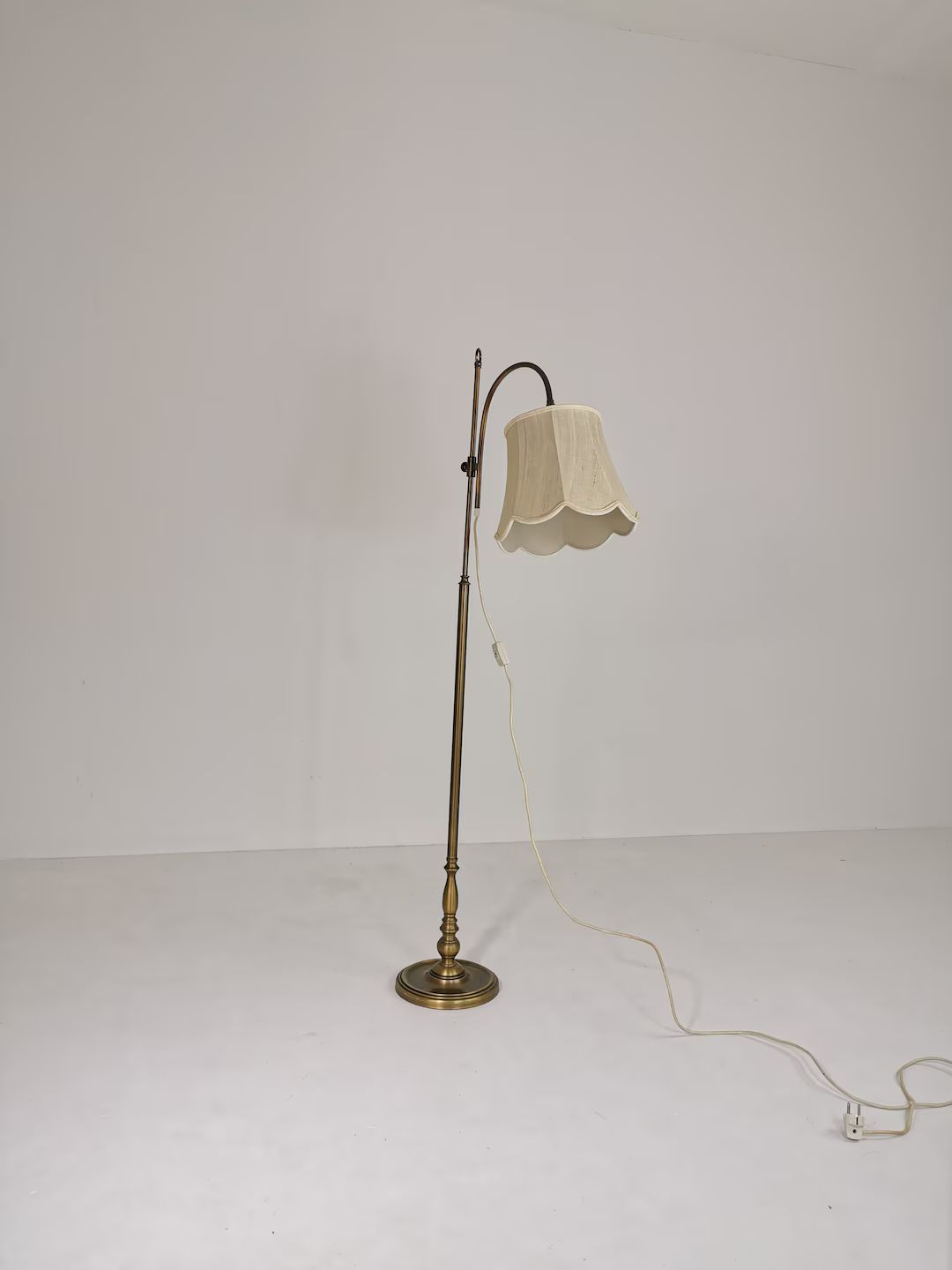 Vintageantique Brass Column Floor Lamp 1930s - Etsy | Etsy (US)