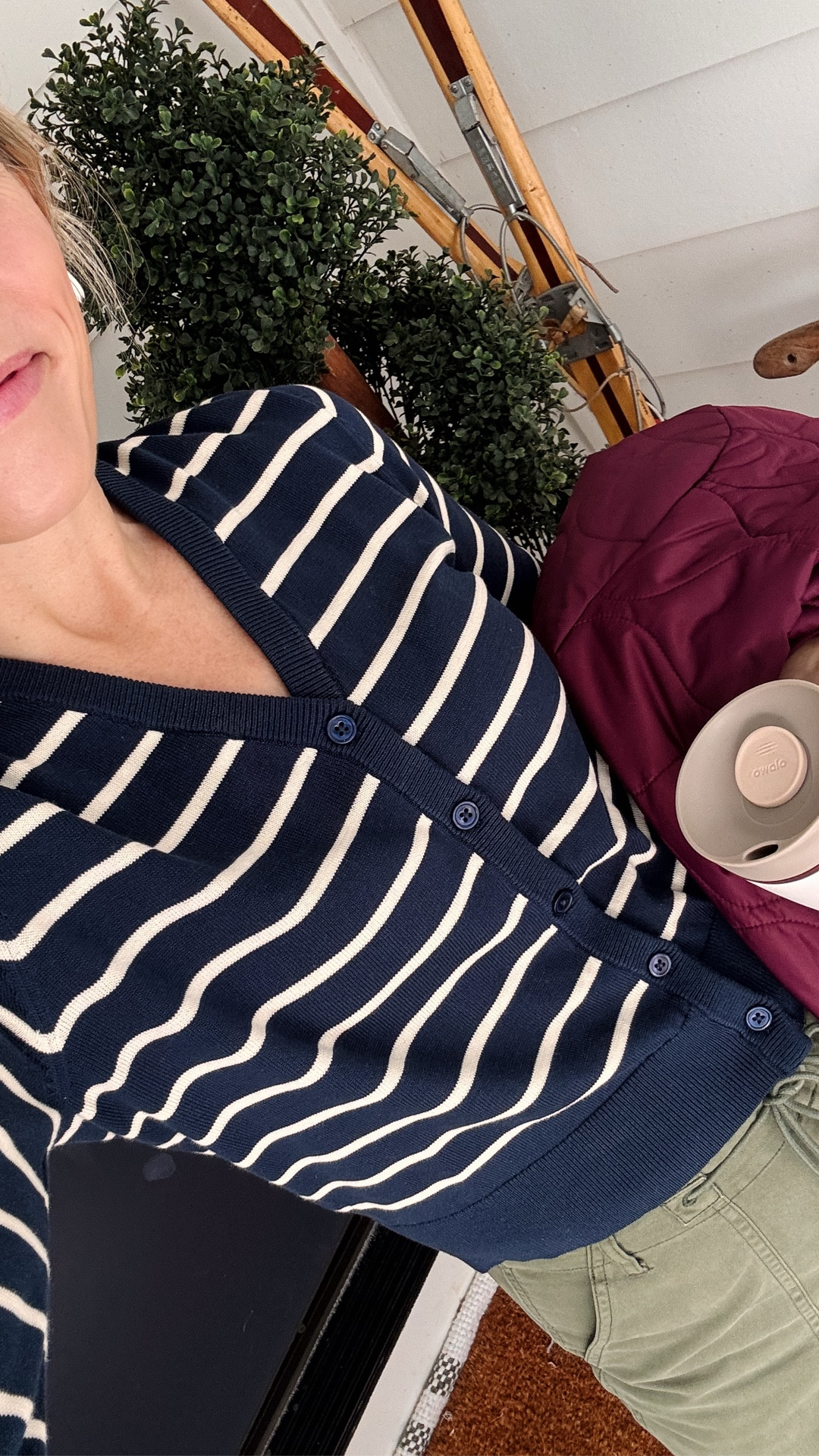 Wearing my regular size small in KULE top, now on major sale ~ More colors in Quince featherless jacket ~ Pistola drawstring pants are a favorite, wearing my regular size (5'3") ~ Merit flush balm in LeBonBon on cheeks & lips ~ zip front boots have been on major repeat lately true to size ~ linked similar silver Heaven Mayhem earrings an everyday favorite ~ xo, Claire 

#LTKgrwm #LTKOver40 #LTKootd