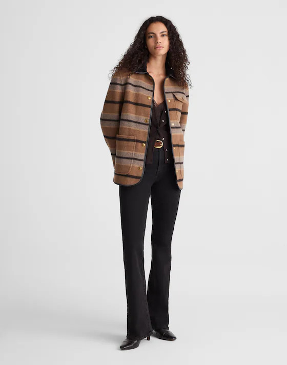 Striped Chore Jacket | Madewell | Madewell