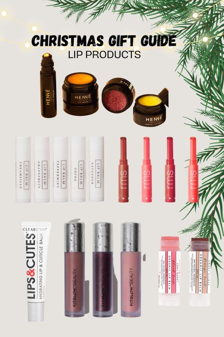 Christmas gift guide lip favorites!!! Non toxic lip products!! Clean beauty!! 

#LTKHoliday #LTKGiftGuide #LTKSeasonal