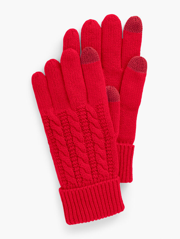 Soft Cable Knit Gloves | Talbots