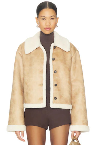 Tularosa Catrine Jacket in Natural Tan from Revolve.com | Revolve Clothing (Global)