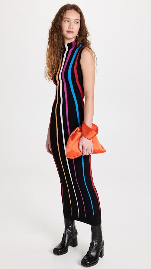 Sleeveless Mock Neck Full Length Dress | Shopbop